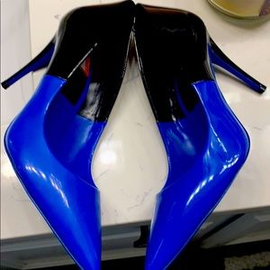 Black and Blue shoes